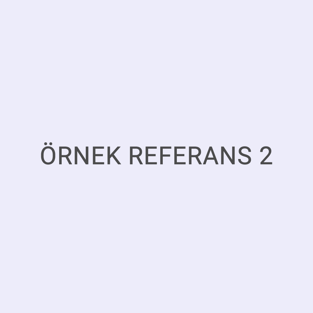 Örnek Referans 2